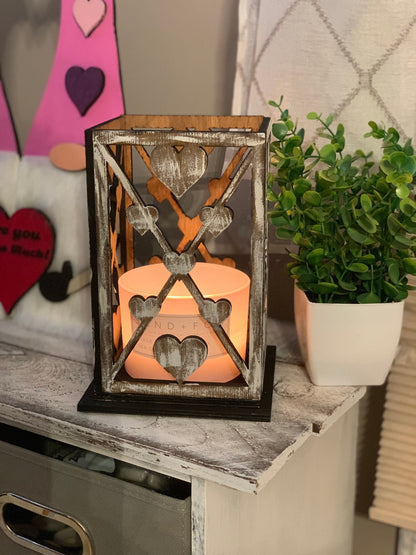 Farmhouse Heart Candle Lantern SVG File (Digital Download)