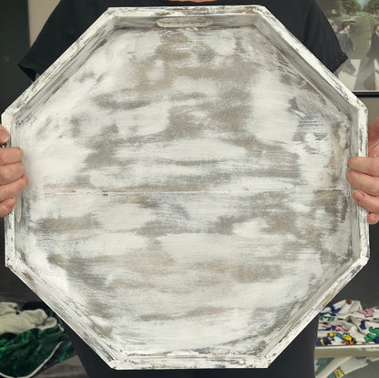 Farmhouse Octagon Tray SVG File (Digital Download)