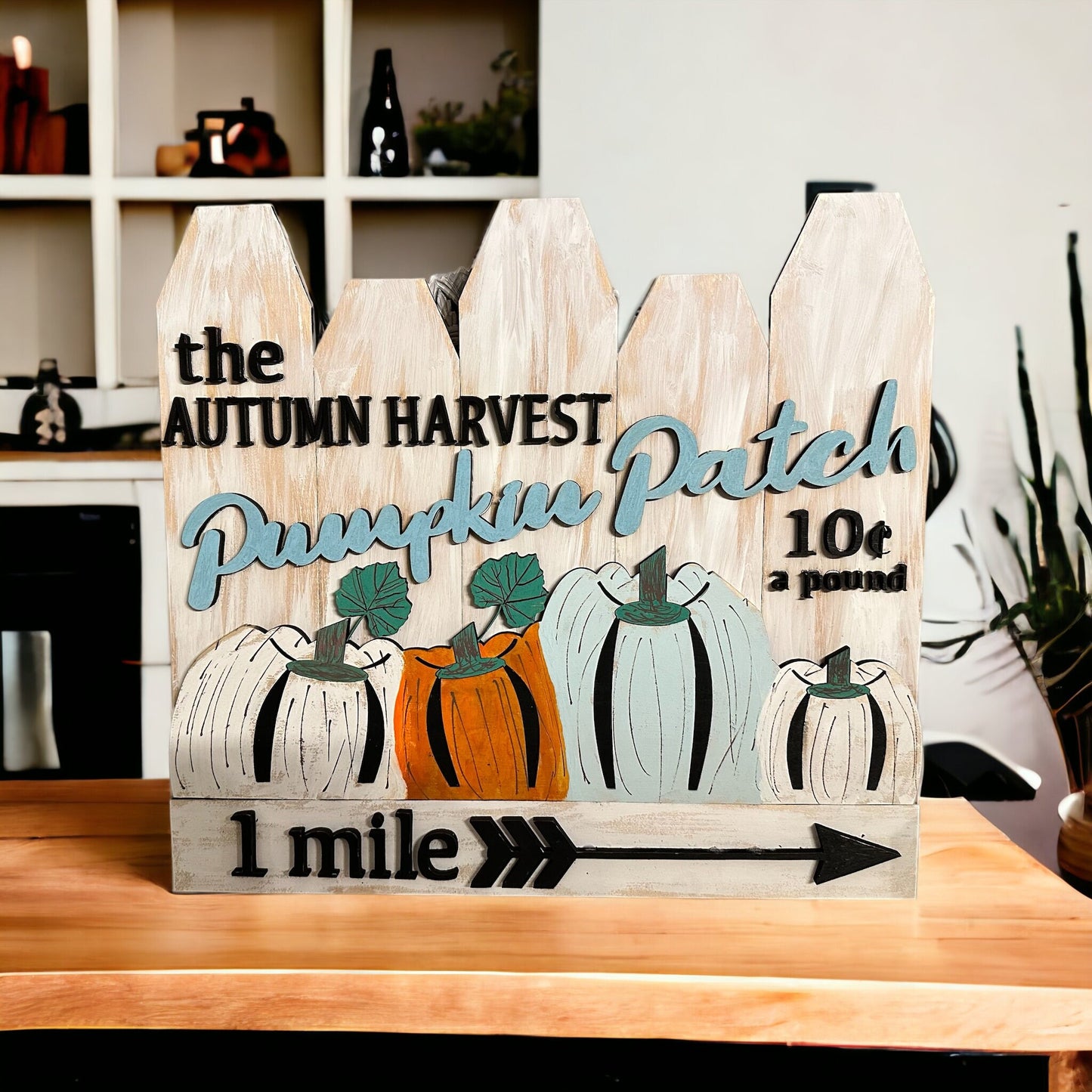 Pumpkin Patch Fence Sign SVG File (Digital Download)