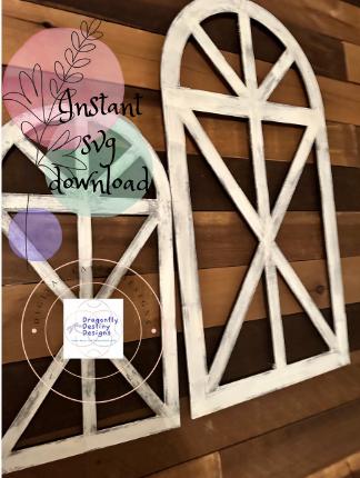 Cathedral Window Pane SVG File (Digital Download)