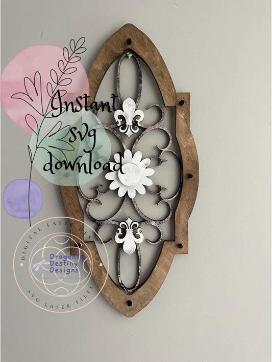 French Wall Hanging SVG File (Digital Download)