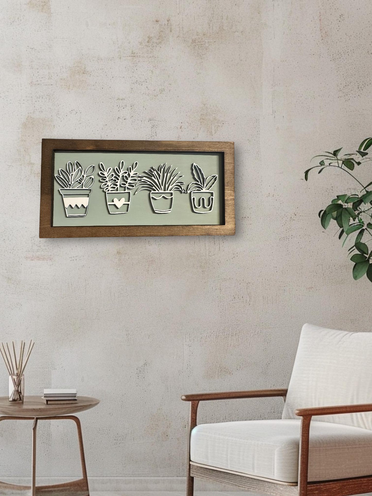 Succulents In A Frame SVG File (Digital Download)