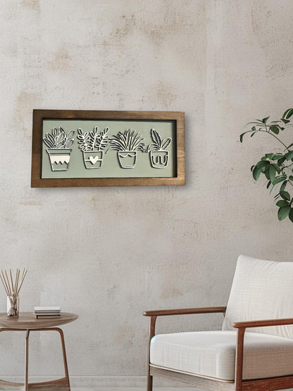 Succulents In A Frame SVG File (Digital Download)