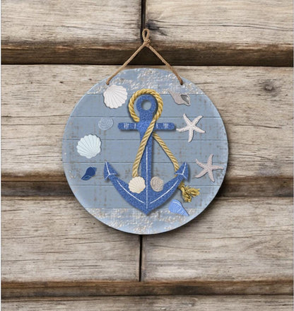 Anchor Round Sign SVG File (Digital Download)