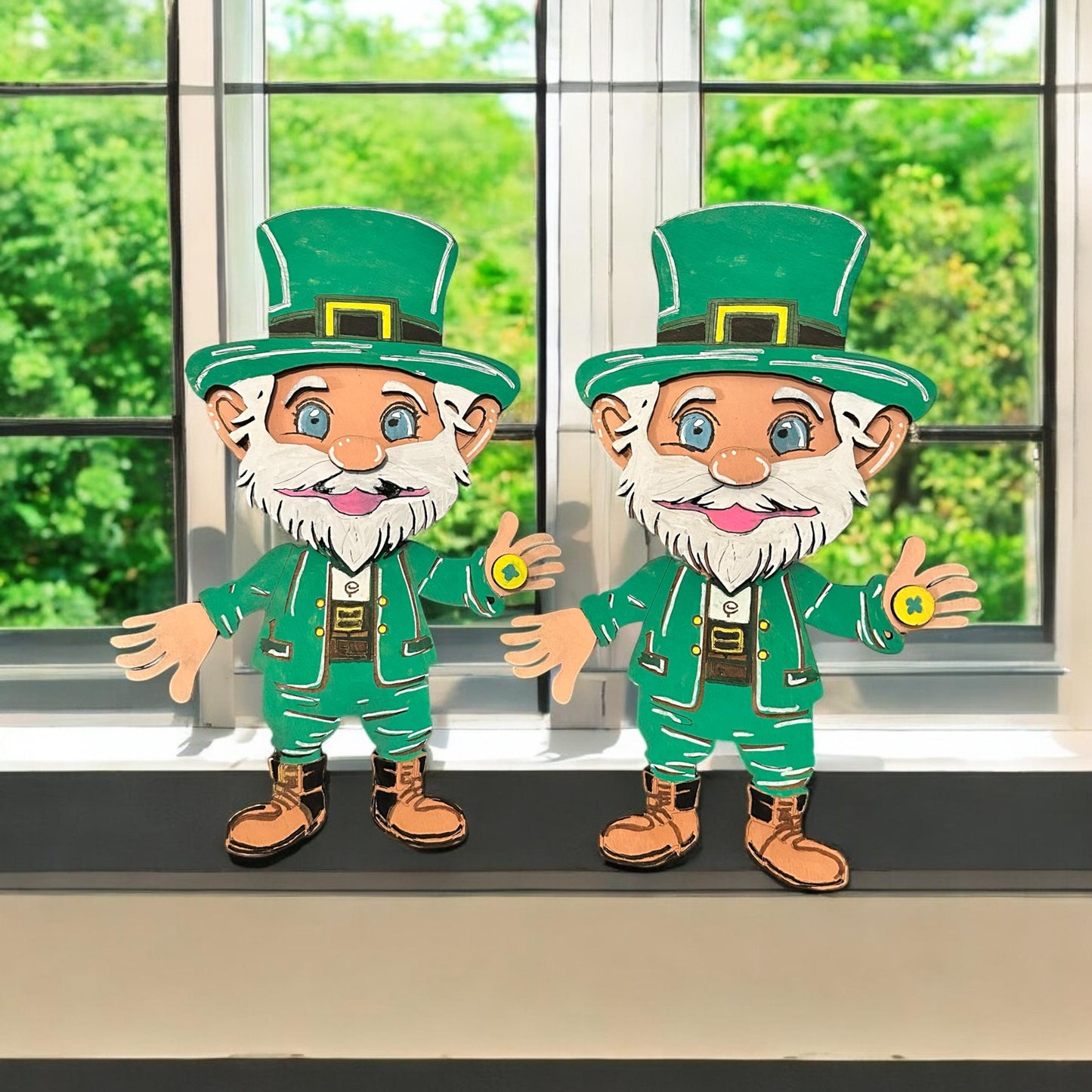 Lucky the Leprechaun Shelf Sitter SVG File (Digital Download)