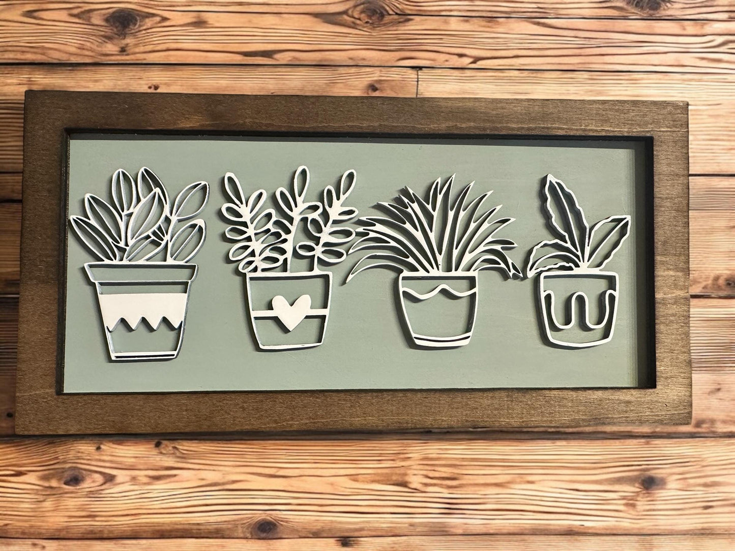 Succulents In A Frame SVG File (Digital Download)