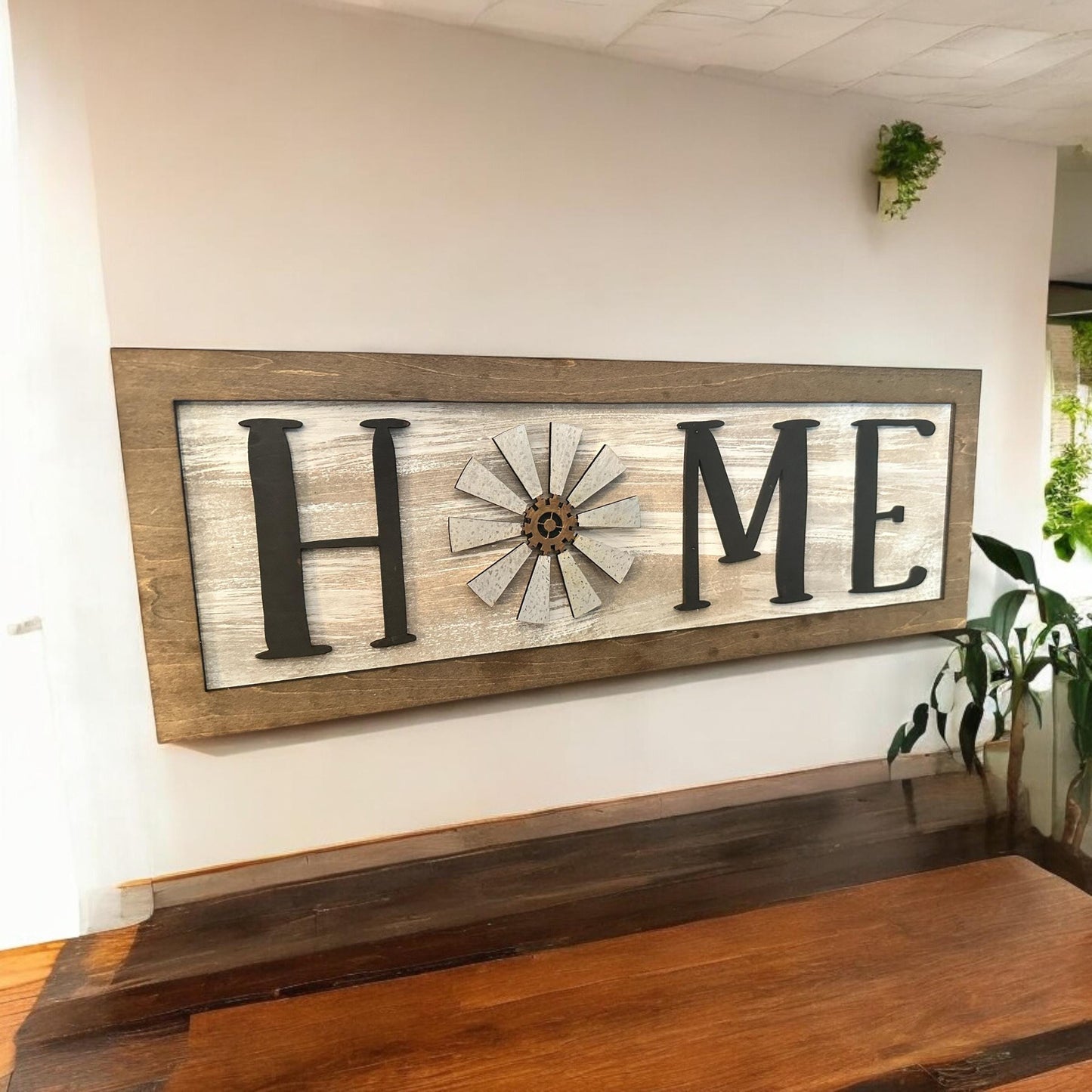 Home Sign with Windmill SVG File (Digital Download)