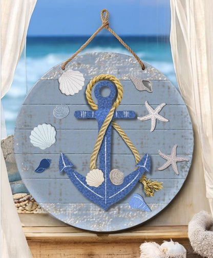 Anchor Round Sign SVG File (Digital Download)