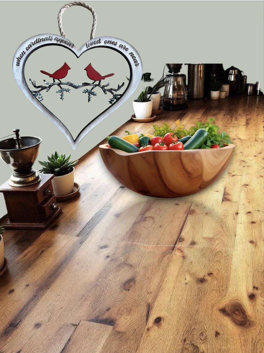 Cardinals Appear Heart and Carinal Appear Ornament SVG File (Digital Download)
