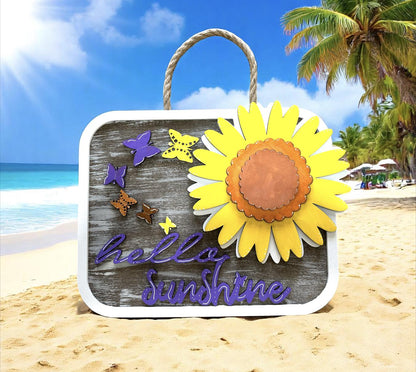 Hello Sunshine Sign SVG File (Digital Download)
