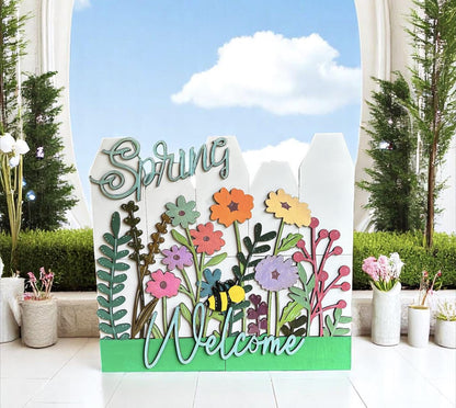 Spring Welcome SVG File (Digital Download)