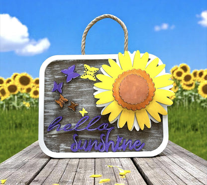 Hello Sunshine Sign SVG File (Digital Download)