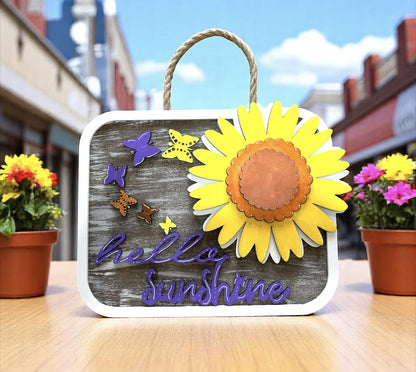 Hello Sunshine Sign SVG File (Digital Download)