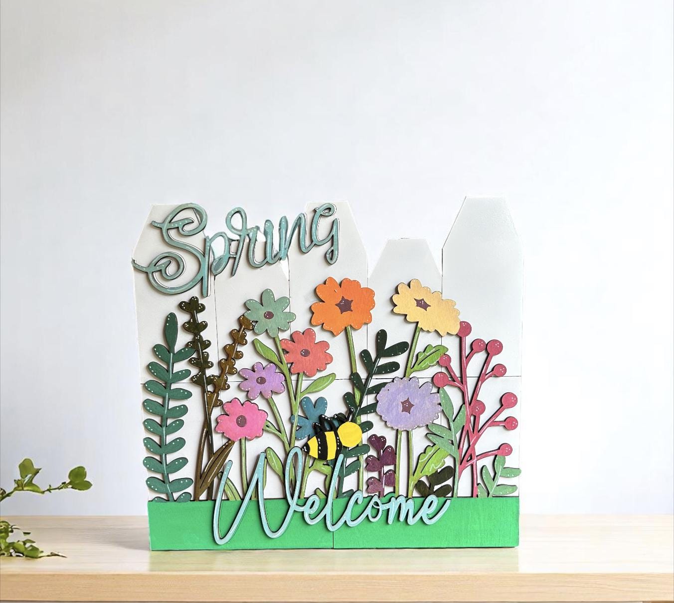 Spring Welcome SVG File (Digital Download)