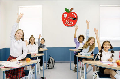 Apple Teacher Door Sign SVG File (Digital Download)