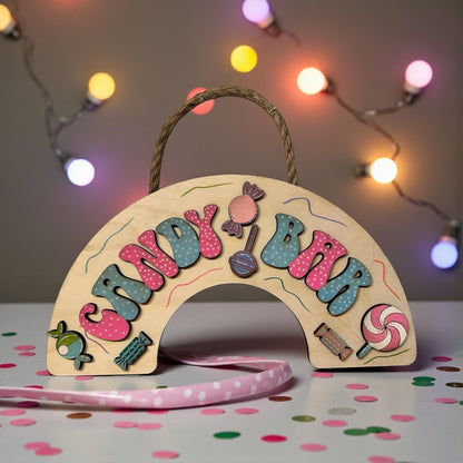 Candy Bar Sign SVG File (Digital Download)