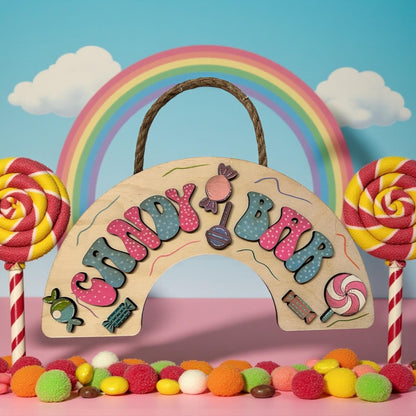 Candy Bar Sign SVG File (Digital Download)