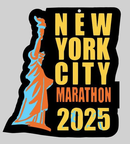 NYC Marathon Ornament SVG File (Digital Download)