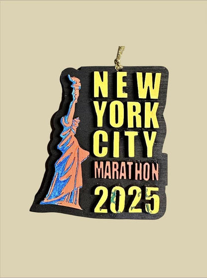 NYC Marathon Ornament SVG File (Digital Download)
