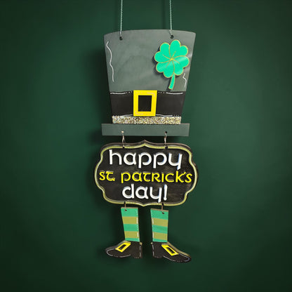 St. Patrick's Day Hanging Sign SVG File (Digital Download)