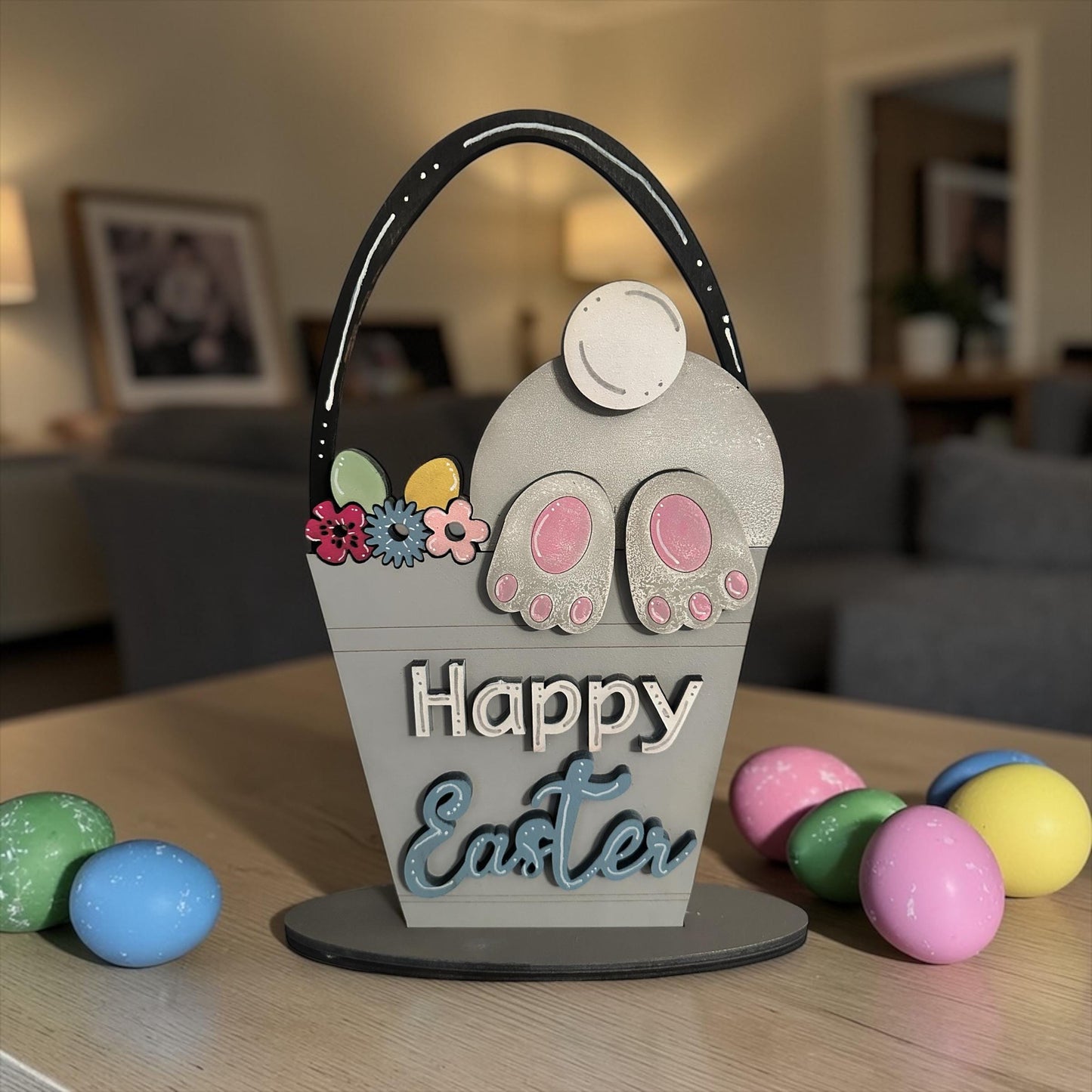 Bunny in a Bucket SVG File (Digital Download)