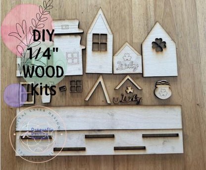 St. Patrick's Leprechaun Village Craft Kit