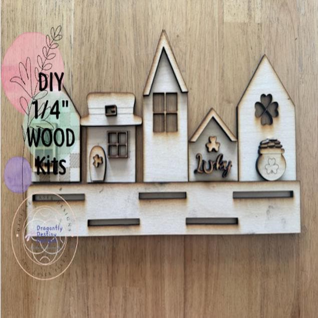 St. Patrick's Leprechaun Village Craft Kit