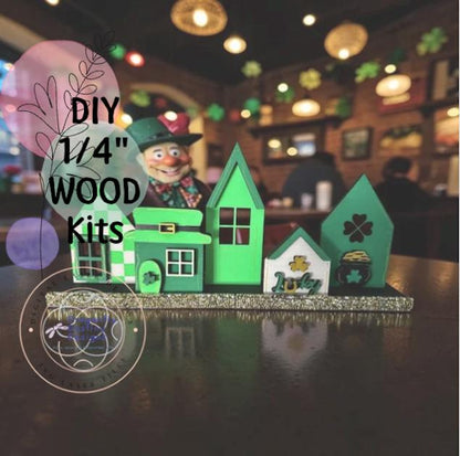 St. Patrick's Leprechaun Village Craft Kit