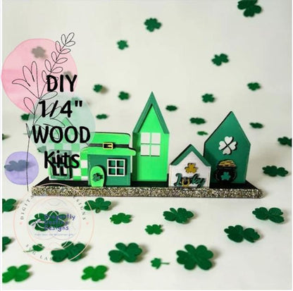 St. Patrick's Leprechaun Village Craft Kit