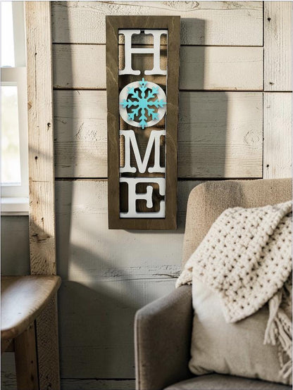 Interchangeable Home sign with 12 Seasons SVG File (Digital Download)