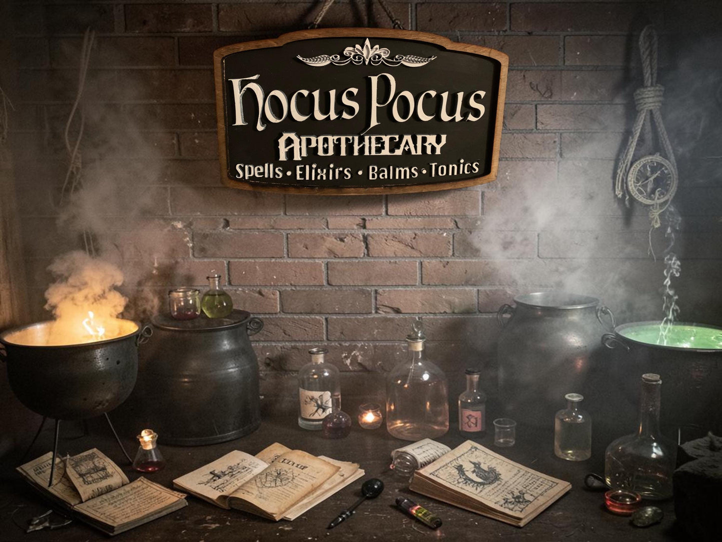 Hocus Pocus Apothecary Sign SVG File (Digital Download)