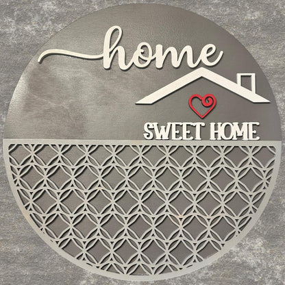 Home Sweet Home Geo SVG File (Digital Download)