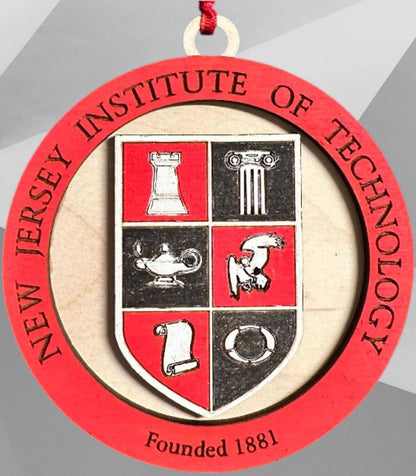 NJIT College Ornament SVG File (Digital Download)