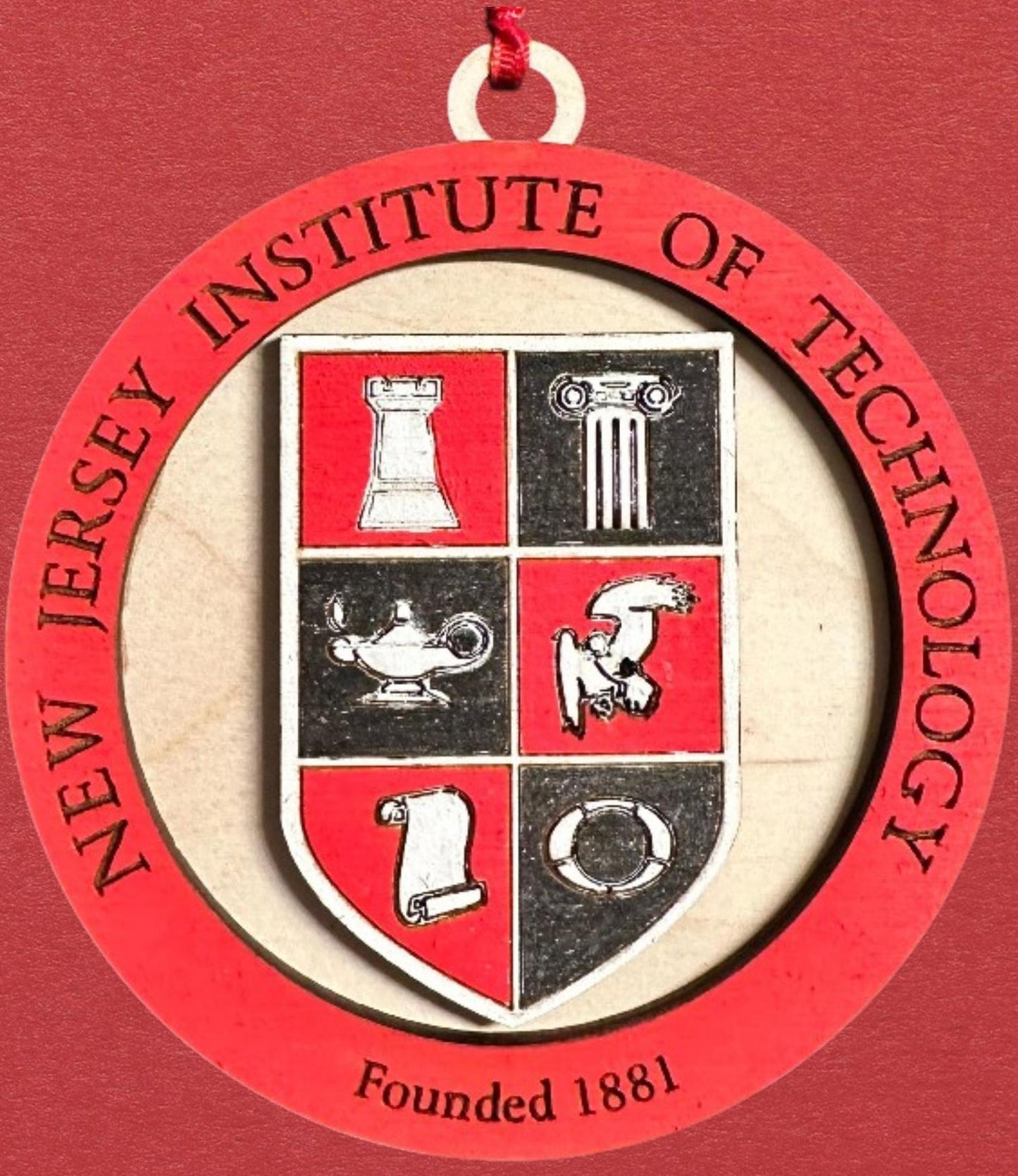 NJIT College Ornament SVG File (Digital Download)