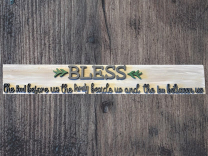 Bless Prayer Sign SVG File (Digital Download)