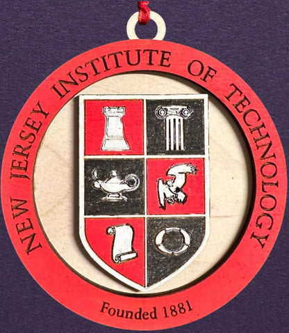 NJIT College Ornament SVG File (Digital Download)
