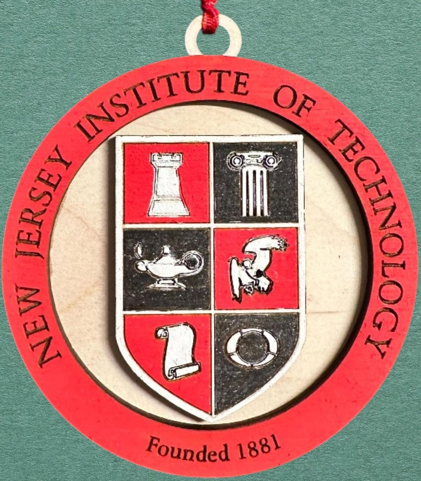 NJIT College Ornament SVG File (Digital Download)