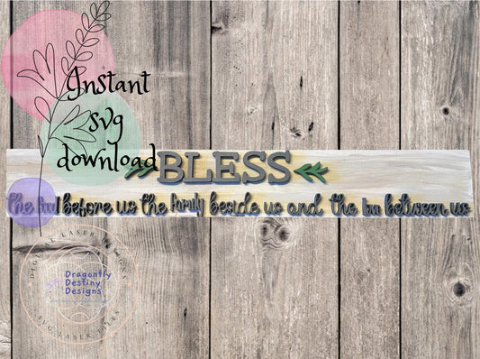 Bless Prayer Sign SVG File (Digital Download)