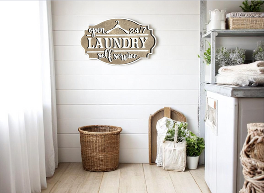Laundry Room Farmhouse Sign