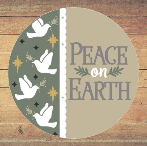 Religious Christmas Door Rounds