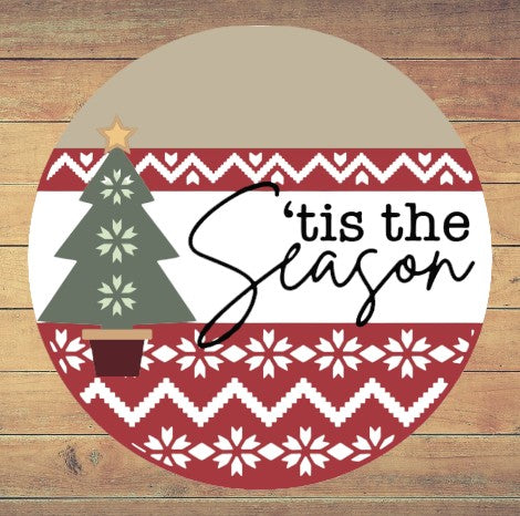 Christmas Round Signs