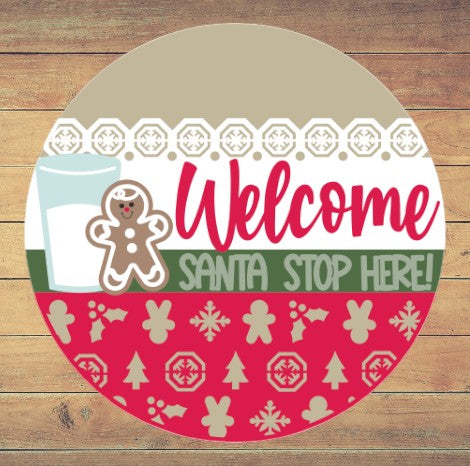 Christmas Round Signs
