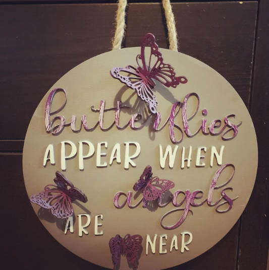 Butterflies Appear when Angels are Near